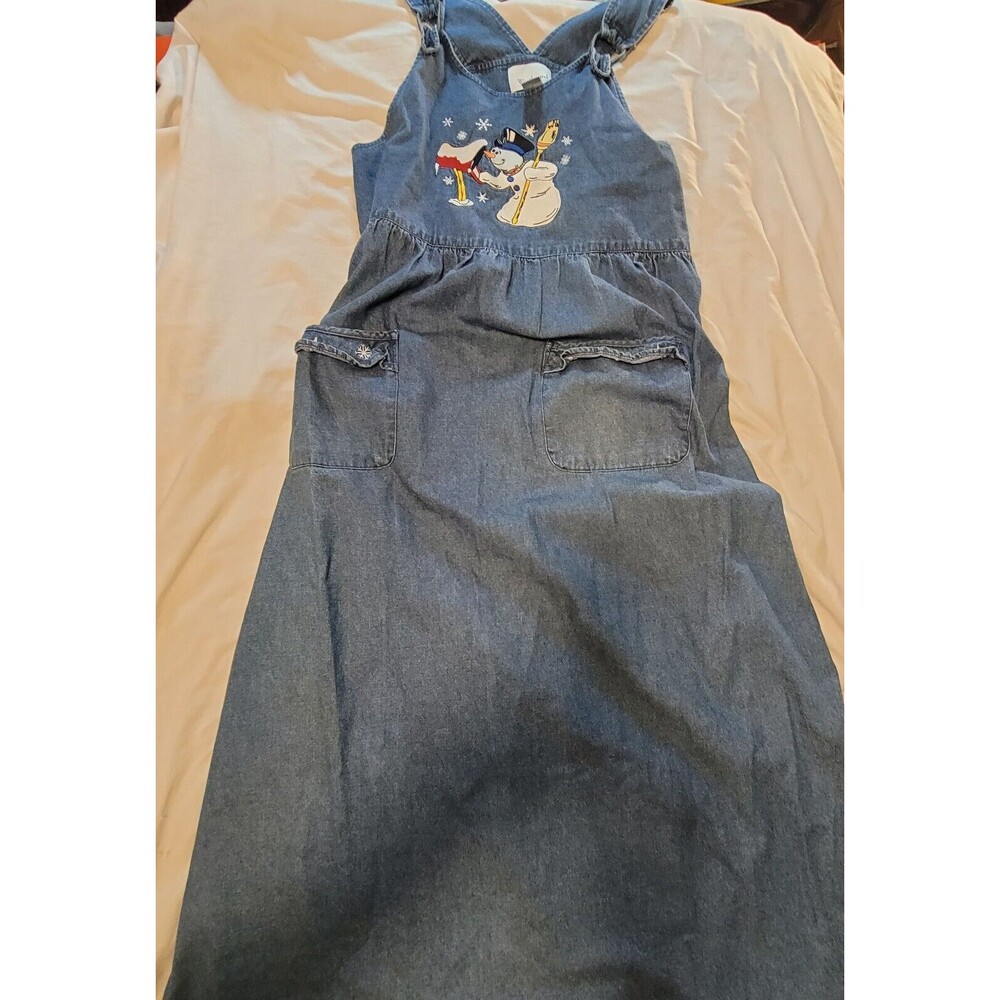 Westbound Blue Denim Jumpsuit with Embroidery